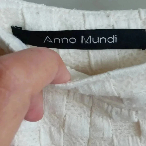 Anno  Mundi Checkered Texture Micro Mermaid Maxi Skirt - Picture 5 of 9